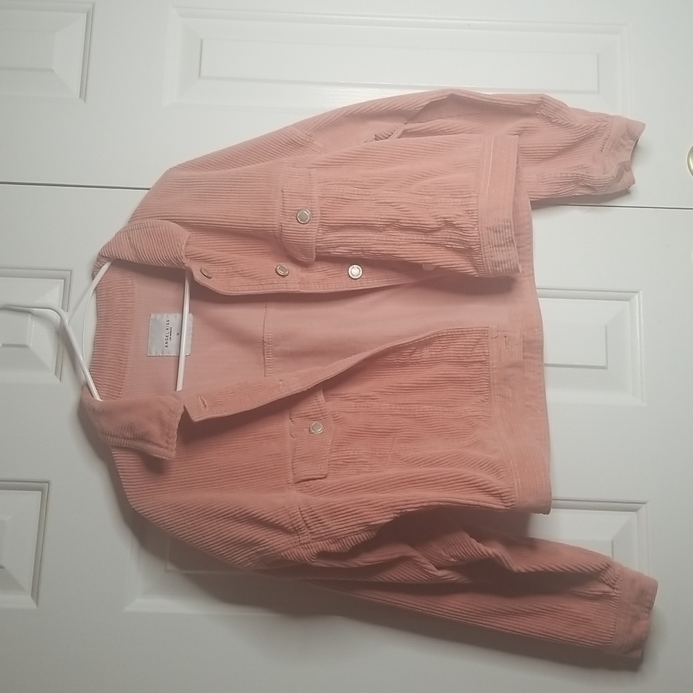 Angel Kiss Pink button up jacket
